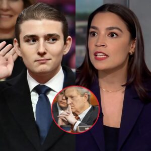 aoc bullies barron trump on senate floor — then kennedy turns her face ghost-white in 35 seconds flat - th
