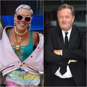 P!nk Stuns Millions as Piers Morgan’s Insult Backfires Live on Air — Six Words That Froze an Entire Studio Cold -du