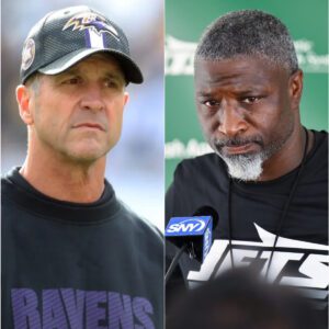 “SHOCKING ACCUSATION: New York Jets Coach Aaron Glenn PUBLICLY BLASTS Baltimore Ravens Head Coach John Harbaugh For Alleged Cheating Using High-Tech Devices After Crushing 23–10 LOSS, Sparking NFL Controversy” -hti