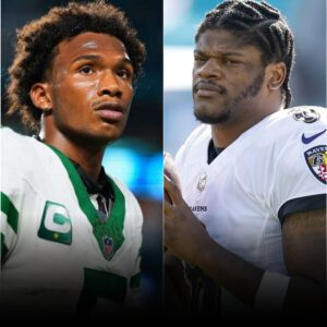 “A Quiet Sideline, A Stunned Heart: When Ravens’ Lamar Jackson Walked Over to Console Injured Jets’ Star Garrett Wilson” -HTI