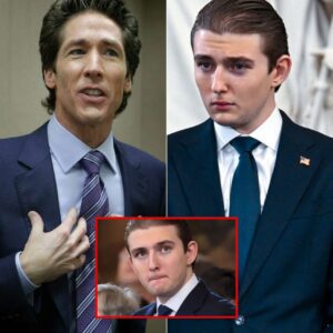 The Shocking Moment Joel Osteen Crossed a Sacred Line and the Ice-Cold Truth Barron Trump Unleashed That Left an Entire Megachurch Frozen in Breathless Silence - pm