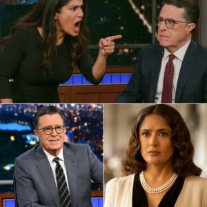 Salma Hayek Explodes on Live TV, Confronts Stephen Colbert Over Mexico Stereotypes, Shocks Millions Worldwide - tuta