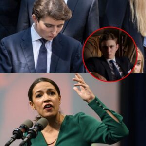 The Explosive, Heart-Stirring Showdown That No One Saw Coming: How Barron Trump’s Unexpected, Emotion-Charged Stand Against AOC Shattered the Senate and Moved Millions to Silence - pm