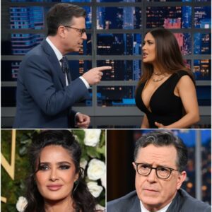 “The Unforgettable Night Salma Hayek Silenced an Entire Studio and Forced Stephen Colbert — And the World — to Finally Confront the Truth About México’s Pride, Pain, and Power” -hti