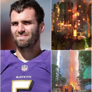 "Heart-Wrenching Tai Po Fire Puts Legendary Baltimore Ravens Quarterback Joe Flacco and His Family in Critical Danger, Leaving Fans Worldwide Shocked and in Tears" -hti