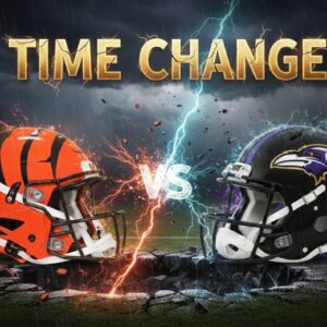 "Breaking News: Baltimore Ravens vs Cincinnati Bengals Rescheduled Into Prime-Time Showdown, Leaving Fans Across the Nation On Edge and Breathless With Anticipation" -hti