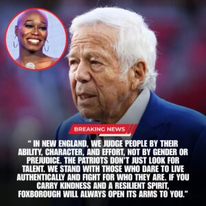 Patriots Shake the NFL: Robert Kraft’s Bold Signing of Justine Lindsay Sparks Emotion, Controversy, and a Historic Stand for Humanity-lq
