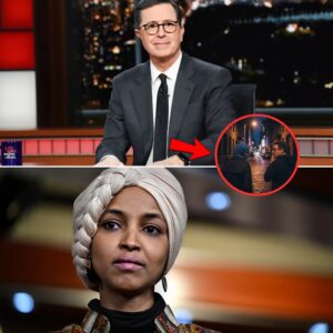 “Stephen Colbert and Ilhan Omar Spotted at Intimate Dinner in Washington D.C., Sparking Political Speculation, Social Media Frenzy, and Questions About Possible Alliances or Personal Connections That Could Shake Capitol Hill and Public Perception Nationwide”