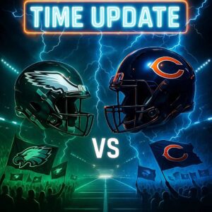 EMERGENCY ALARM FOR NFL FANS: Eagles–Bears Broadcast Suddenly Rescheduled, Overnight CHAOS Erupts Over Who Gets Fleeced by the Change - tuta
