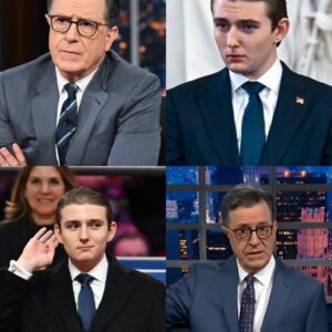 THE MOMENT THAT SHOOK AMERICA: HOW BARRON TRUMP’S BOLD ATTEMPT TO PUBLICLY HUMILIATE STEPHEN COLBERT BACKFIRED SO EXPLOSIVELY THAT EVEN THE INTERNET COULDN’T KEEP UP WITH THE AFTERMATH - pm