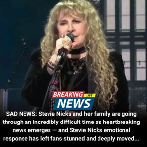 Heartbreak for Rock Legend: Stevie Nicks Faces Unimaginable Family Tragedy, Emotional Response Stuns Fans Worldwide -du
