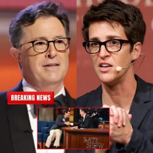 Stephen Colbert Teams Up with Rachel Maddow for a Groundbreaking Late-Night Revolution That Has the Entire Media Industry On Edge
