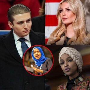 The Shocking Moment a Furious Ilhan Omar Attacked Ivanka Trump on Live TV—Only for 19-Year-Old Barron Trump to Deliver a Heart-Stopping, Family-Defending Line That Froze the Entire Studio and Left Millions in Tears - pm