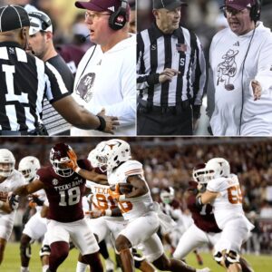 College Football Erupts in Chaos as Mike Elko’s Nine-Word Warning to the SEC Exposes Referee Bias and Ignites National Fury - tuta