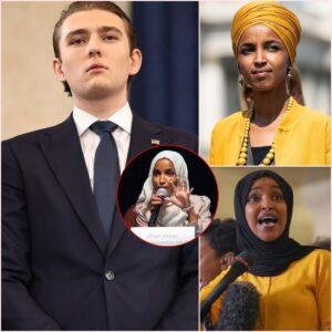 🔥 SHOCKING POLITICAL FACE-OFF: BARRON TRUMP SILENCES ILHAN OMAR WITH A SINGLE 11-WORD RESPONSE, LEAVING NATION SPEECHLESS AND SOCIAL MEDIA ERUPTING IN CHAOS! 🔥 - Tyta