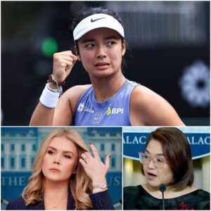 Filipino Tennis Phenom Shuts Down Karoline Leavitt Live With 12 Words—Nation Watches In Shock -du