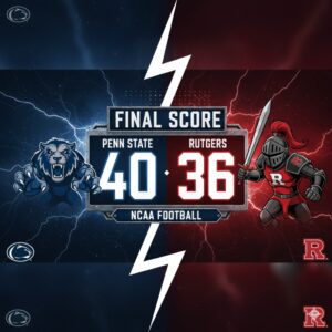 Heart‑Stopping Finish: How Penn State Snatched a 40–36 Win From Rutgers in Season’s Final Showdown-lq