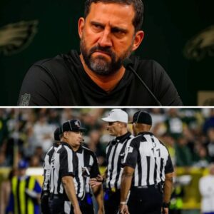 “NFL Chaos Erupts as Entire Officiating Crew Gets Suspended After Eagles–Bears Controversy and Sirianni’s Chilling Six-Word Statement Stuns the League” - nh