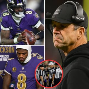 “Ravens Meltdown Erupts: Entire Officiating Crew Suspended as John Harbaugh’s Cold Postgame Message Sparks Explosive Backlash and Doubts About His Future” - nh