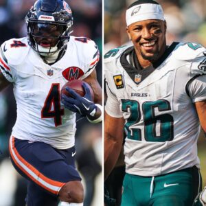 “Saquon’s Silent Field Walk Stuns Swift and Ignites Bears–Eagles Rivalry Firestorm After Harsh 24–15 Loss” - nh