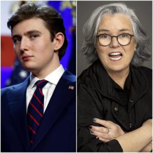 Rosie O’Donnell Humiliated Live as Barron Trump Crashes Her Podcast and Destroys Her Insults With One Surgical Clapback -du