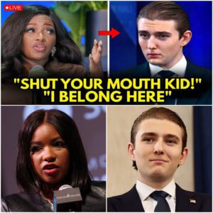 CAPITOL CHAOS: Barron T.R.U.M.P Publicly Confronts Jasmine Crockett, Sparks Fiery Debate That Shakes Washington to Its Core -du