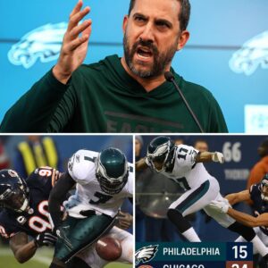 “Nick Sirianni Erupts in Fury After Eagles’ Loss, Accusing Bears of Dirty Ambush Hit, Blatant Bias, and a Nationally Televised Embarrassment” - nh