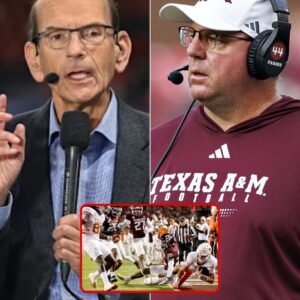 Paul Finebaum’s Explosive On-Air Takedown of Texas A&M Sparks Nationwide Outrage and Forces Mike Elko Into a Stunning Eleven-Word Response That Shakes College Football - tuta