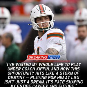 "From Canes Glory to Tiger Destiny: How a Star Player’s Lightning-Fast Transfer to LSU Under Lane Kiffin Shakes College Football, Breaks Hearts in Miami, and Redefines a Season" -HTI