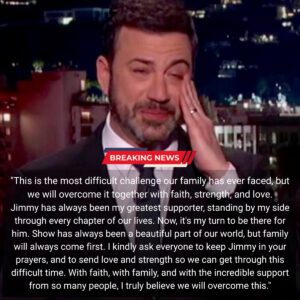Heartbreaking News: Jimmy Kimmel Reveals Family Struggle That Leaves Fans in Tears and Shock Worldwide -du