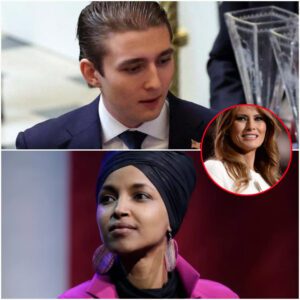 BREAKING: Barron Trump Fires Devastating 11-Word Retort After Ilhan Omar Calls Melania a ‘Stupid Whore’ -du