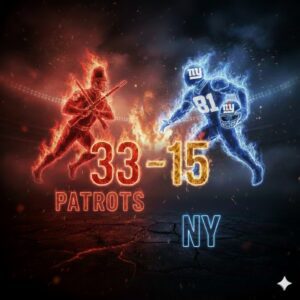 🔥 Patriots Dominate Giants 33-15: A Thrilling Show of Power, Strategy, and Unstoppable Momentum That Left Fans Absolutely Speechless!-lq