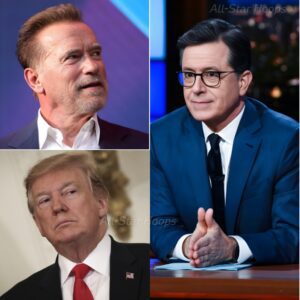 JUST IN: Stephen Colbert Teams Up with Arnold Schwarzenegger for Savage Live-TV Showdown Targeting Trump — Washington and the Nation React in Shock - th