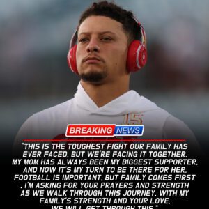 “Heartbreaking Update Shakes the Kansas City Chiefs: Star Quarterback Patrick Mahomes Faces His Mother’s Sudden Health Crisis While Coach Andy Reid Delivers Tearful, Unforgettable Message That Moves Entire Team and Fans Across the NFL” -hti