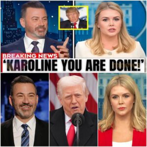 Karoline Leavitt EXPLODES After Jimmy Kimmel Drops “Trump Secret Files” Live on Air, Triggering Chaos, Shockwaves, and MAGA Meltdown Worldwide -du