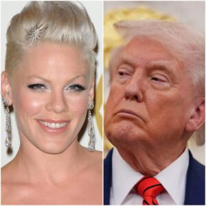 P!nk Shocks America With Fiery Showdown Against Trump After “Raise Your Glass” Misuse — A Live Confrontation That Stuns the Nation -du