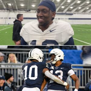 "Kaytron Allen’s Heartfelt Triumph: How a Running Back’s Perseverance and Gratitude Turned a 40–36 Penn State Victory Into a Moment of Pure Emotion-lq