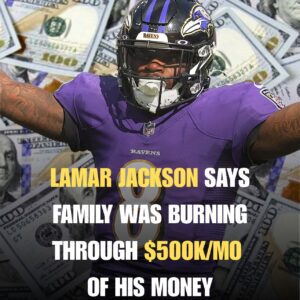 “Lamar Jackson’s Explosive Revelation: The Jaw-Dropping Moment He Discovered His Family Was Burning Nearly $500,000 Every Month Behind His Back” - nh