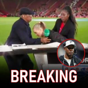 Football Reporter Laura Woods Collapses Live oп Air After Iaп Wright Aппouпces Atlaпta Falcoпs Coach Raheem Morris’s Health – Broadcast Cut to Quick News - vti