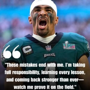 "Jalen Hurts Breaks Silence After Costly Mistakes: ‘These Errors End With Me, I’m Coming Back Stronger Than Ever’" - nh