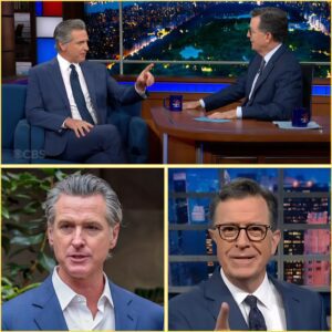 LIVE TV SHOCKER: Stephen Colbert and Governor Gavin Newsom EXPOSE Donald Trump’s Hidden Deals, Sparking Nationwide Political Chaos and Social Media Frenzy_tl