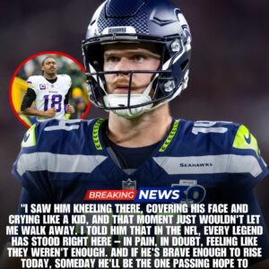 🔥 SHOCKING NFL MOMENT: Sam Darnold Skips His Own Victory Celebration After Crushing Vikings 26–0 to Console Rookie Max Brosmer — Voted “Most Beautiful Moment in NFL History” by League Officials 🔥 - tuta