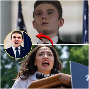 BARRON TRUMP FACES OFF WITH AOC — AND THE CHAMBER ERUPTS - hw