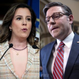 BREAKING: GOP IN CHAOS! Mike Johnson Publicly Backstabbed as Elise Stefanik Blasts Weak Leadership - hw