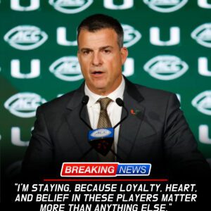 “When Loyalty Wins Over Money: The Powerful Pledge That Mario Cristobal Made to Miami Fans — And Why His Heartfelt Decision Just Shook The College Football World to Its Core” -hti