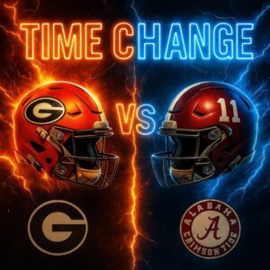 Shockwaves Rip Across College Football as Georgia–Alabama Clash Gets Thrown Into a Prime-Time Battle That Changes Everything for Both Powerhouses - tuta