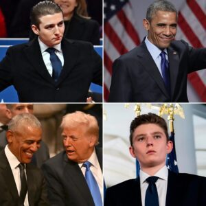 “Barron Trump’s Silent Gesture at the Inauguration Ignites Global Frenzy as Viewers Replay the Moment and Debate the Mysterious Signal That Stole the Entire Show”