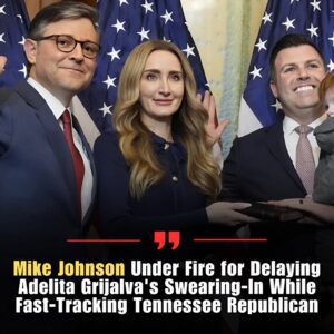 Speaker Mike Johnson Under Fire for Rushing One New Member, Delaying Another — Critics See Clear Partisan Double Standard - th