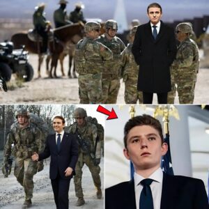 “Barron Trump’s Secret Military Base Visit Sparks Shockwave as Silent Exchange With Wounded Soldier Freezes Commanders and Ignites Nationwide Speculation”