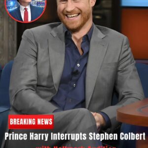 “Prince Harry Shocks Live TV by Crashing Stephen Colbert’s Monologue — Chaos, Laughter, and Unexpected Royal Fun Ensue on The Late Show”_tl